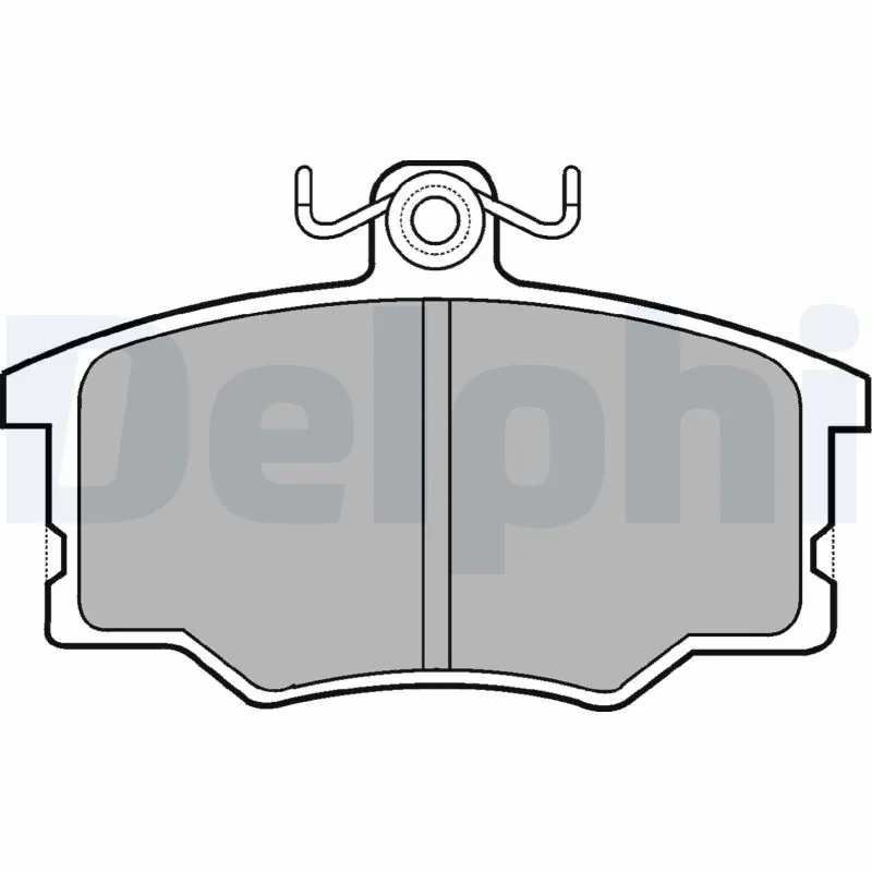 Piduriklotsi komplekt, ketaspidur DELPHI LP179
