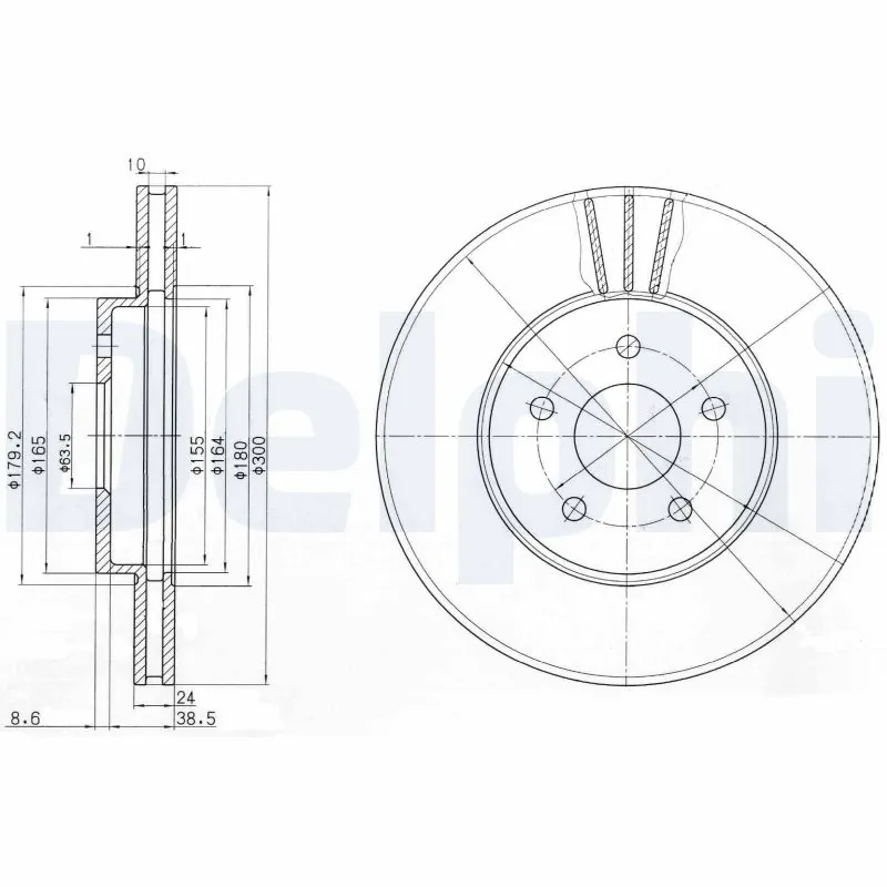 Piduriketas DELPHI BG3537C