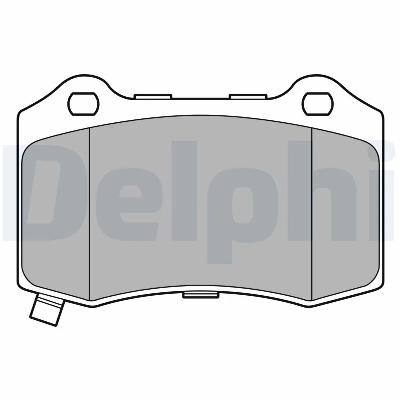 Piduriklotsi komplekt, ketaspidur DELPHI LP3676