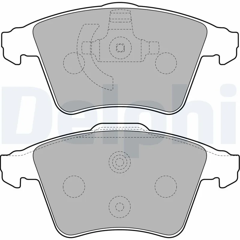 Piduriklotsi komplekt, ketaspidur DELPHI LP2225