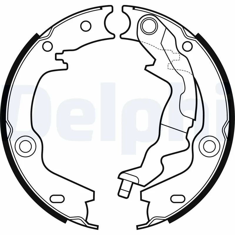 Piduriklotside komplekt, seisupidur DELPHI LS2161