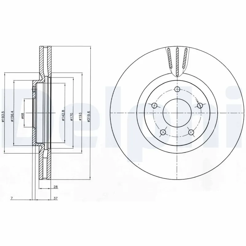 Piduriketas DELPHI BG4231C