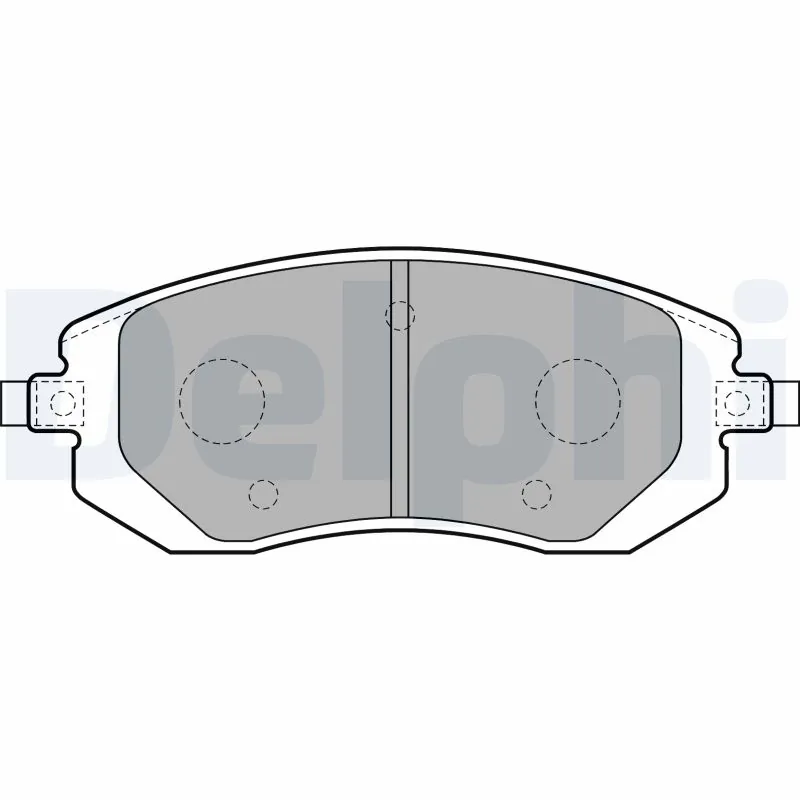 Piduriklotsi komplekt, ketaspidur DELPHI LP1718