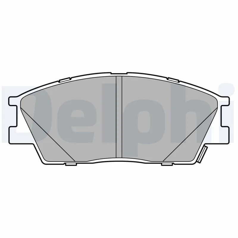 Piduriklotsi komplekt, ketaspidur DELPHI LP3645