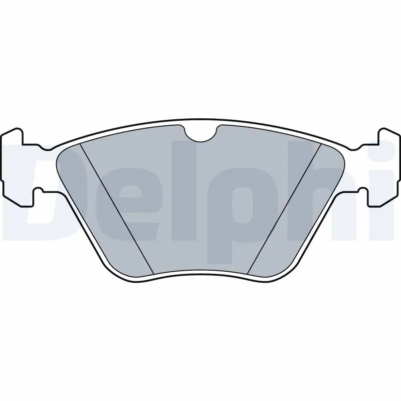 Piduriklotsi komplekt, ketaspidur DELPHI LP3517