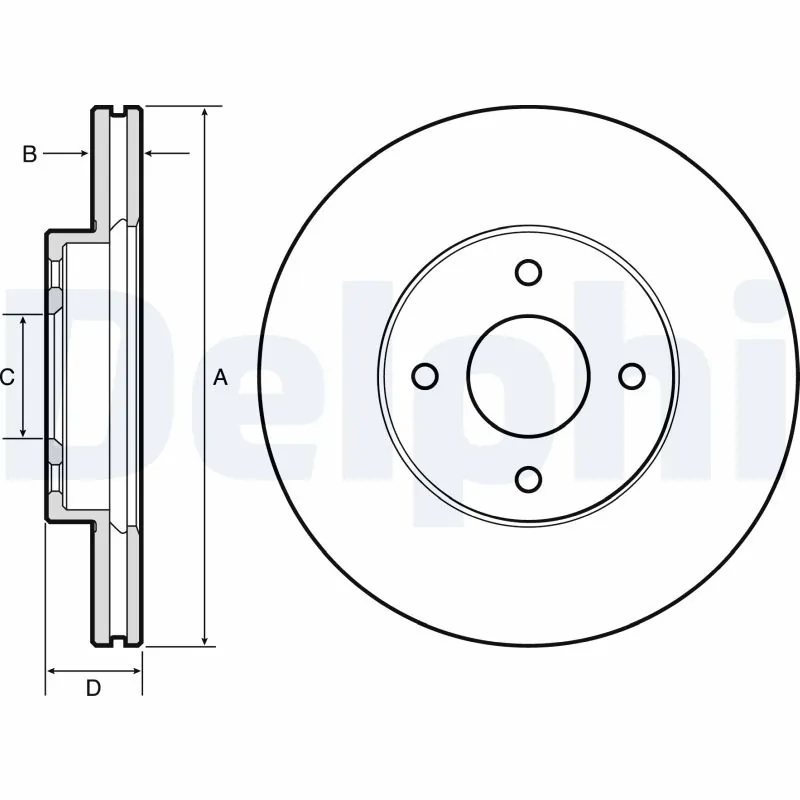 Piduriketas DELPHI BG4454