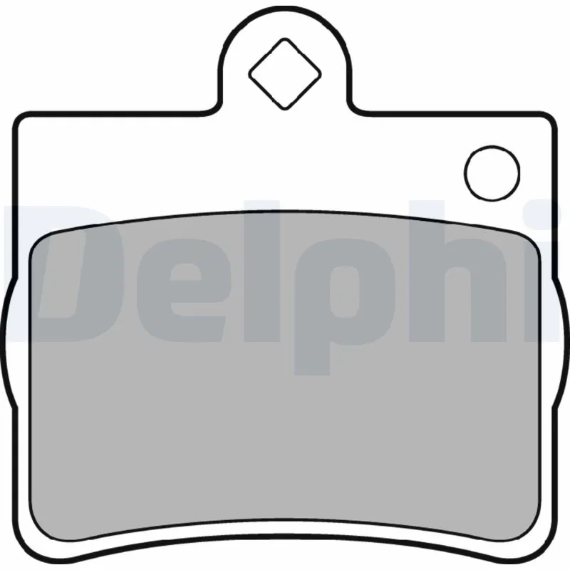 Piduriklotsi komplekt, ketaspidur DELPHI LP1402