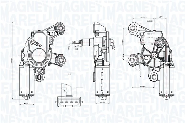 Pesuri mootor MAGNETI MARELLI 064075000010