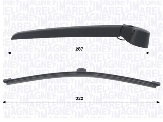 Kojameehe komplekt, klaasipesu MAGNETI MARELLI 000723180468