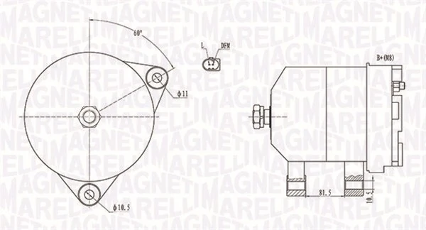 Generaator MAGNETI MARELLI 063731915010