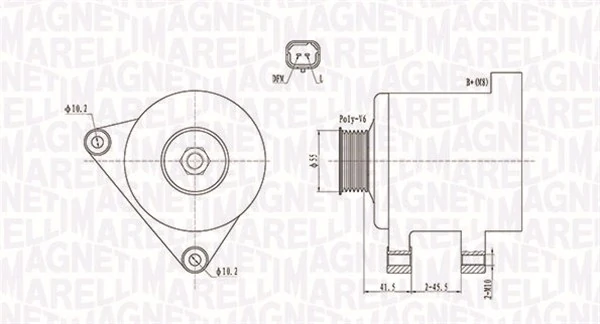 Generaator MAGNETI MARELLI 063731741010