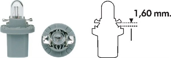Hõõgpirn, instrumentide valgustus MAGNETI MARELLI 003724100000