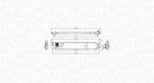 Kompressoriõhu radiaator MAGNETI MARELLI 351319206060