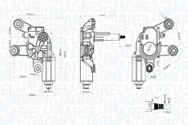Pesuri mootor MAGNETI MARELLI 064076000010