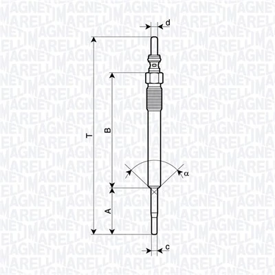 Hõõgküünal MAGNETI MARELLI 062900140304