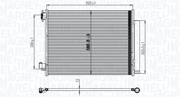Kondensaator, kliimaseade MAGNETI MARELLI 350203823000