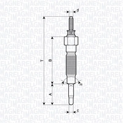 Hõõgküünal MAGNETI MARELLI 062900132304