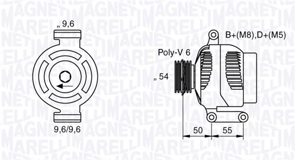 Generaator MAGNETI MARELLI 063377024010