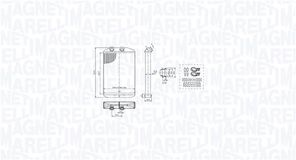 Soojusvaheti, salongiküte MAGNETI MARELLI 350218519000