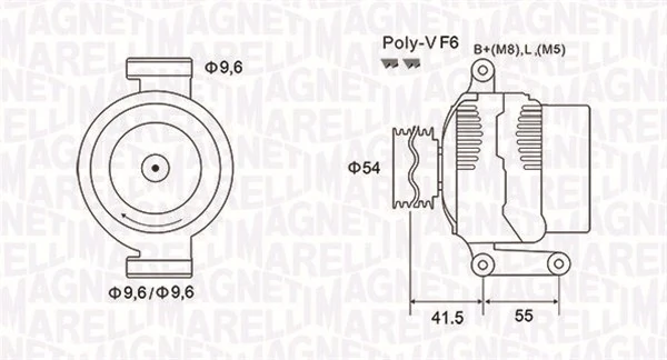 Generaator MAGNETI MARELLI 063731862010