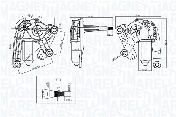 Pesuri mootor MAGNETI MARELLI 064074300010