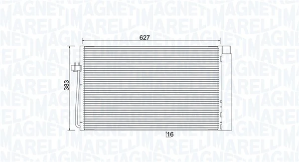 Kondensaator, kliimaseade MAGNETI MARELLI 350203899000